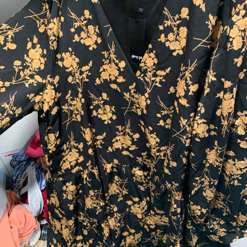 Nasty Gal floral dress